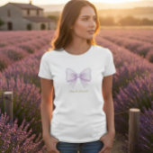 Rêve de Lavande Bow T-Shirt Tシャツ