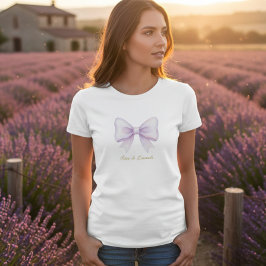 Rêve de Lavande Bow T-Shirt Tシャツ