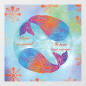 Rêve en grand baleine ウィンドウサイン (シート)