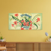 Reveil De Printemps Soap LabelParis，フランス キャンバスプリント (インサイチュ (リビング))