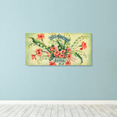 Reveil De Printemps Soap LabelParis，フランス キャンバスプリント (インサイチュ (ウッドフロア))