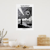 Revelation 1 8 Art Print Alpha and Omega Scripture ポスター (キッチン)