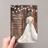 Revelation 21:2 Bridal Shower Invitation アクリル招待状 (インサイチュ (ポータブル))