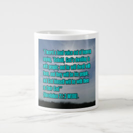 Revelation 21:3 WEBU Mug ジャンボコーヒーマグカップ