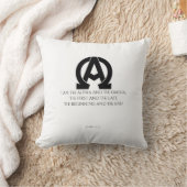 Revelation 22:13: "I am the Alpha and the Omega" クッション (ブランケット)