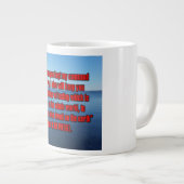 Revelation 3:10 WEBU Mug ジャンボコーヒーマグカップ (正面右)