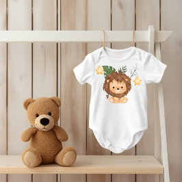 Revelation 5:5 Lion of Judah Baby Bodysuit ベビーボディスーツ