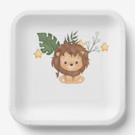 Revelation 5:5 Lion of Judah paper plates ペーパープレート