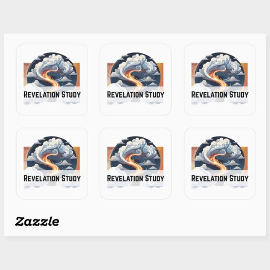 Revelation Study Stickers スクエアシール (シート)