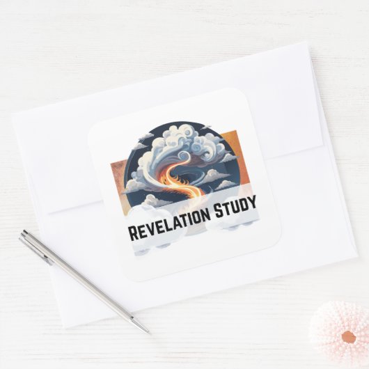 Revelation Study Stickers スクエアシール (封筒)