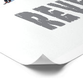 Revelstoke, B.C.カナダ，スキー ポスター (角)