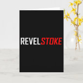 Revelstoke, British Columbia  カード (黄色い花)