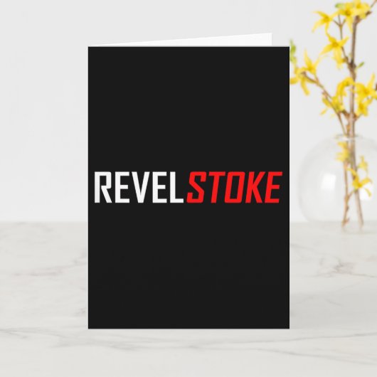 Revelstoke, British Columbia  カード (黄色い花)