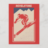 Revelstoke Sun Peaks British Columbia Canada Ski ポストカード (正面)