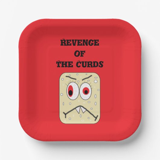 Revenge of the Curds  ペーパープレート (正面)