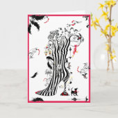 Rêverの挨拶状 カード (黄色い花)