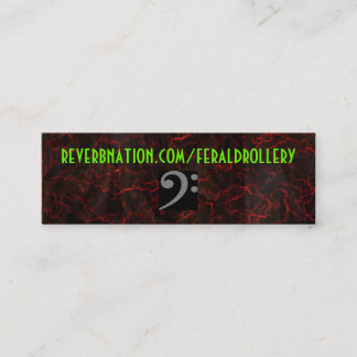 Reverbnation FDカード スキニー名刺