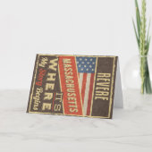 Revere Massachusetts カード (正面)