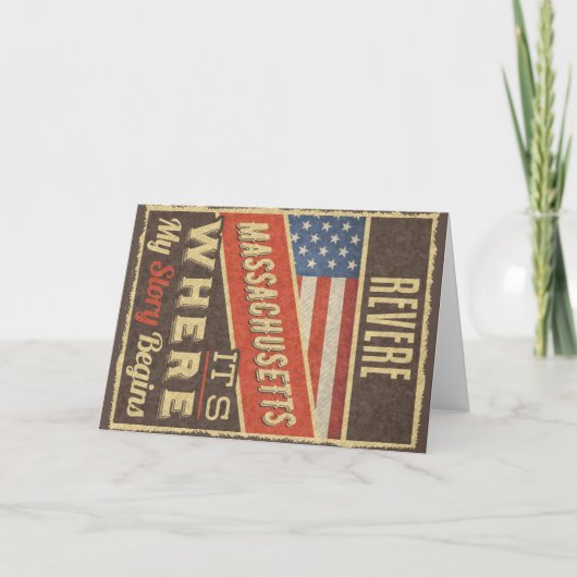 Revere Massachusetts カード (正面)