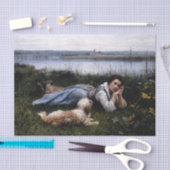 Reverie by Daniel Ridgway Knight 薄葉紙 (クラフト)