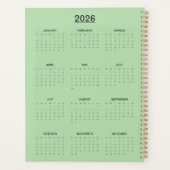 Reverie du Soir (1899) プランナー手帳 (裏面)