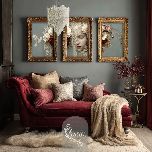 REVERIE IN BLOOM III Lace & Botanical 薄葉紙