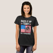 Reverse 7月4日FireworksでTerry Americをバックアップ Tシャツ (正面フル)