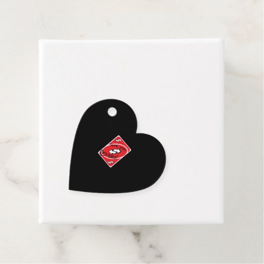 Reverse Card Love You More Funny Playful Style フェイバータグ (インサイチュ)