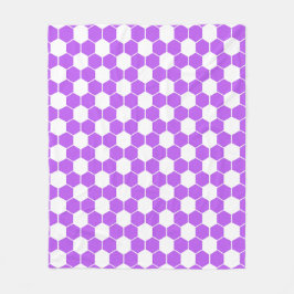 Reverse Football / Soccer Ball Texture  フリースブランケット