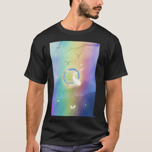 reverse rainbow mushishi family family tシャツ (正面)
