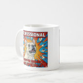 Reverse Sneeze Panic Frenchie Funny Dog Mom Gift コーヒーマグカップ (正面左)