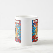 Reverse Sneeze Panic Frenchie Funny Dog Mom Gift コーヒーマグカップ (中央)