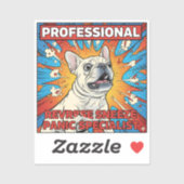 Reverse Sneeze Panic Frenchie Funny Dog Mom Gift シール (シート)