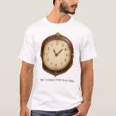 Reverse Time Nostalgia Clock Tシャツ (正面)