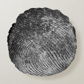 Reversed Loop Fingerprint Round Pillow ラウンドクッション (正面)