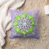 Reversible Boho Mandala Pillow クッション (ブランケット)