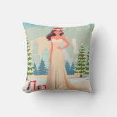 Reversible Christmas Cheers Pillow   クッション (正面)