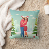 Reversible Christmas Love Pillow  クッション (ブランケット)