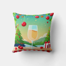Reversible Christmas Love Pillow 