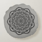 Reversible Cushion Flower of Life and Mandala ラウンドクッション (裏面)