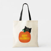 Reversible: Jack o' lantern and Black Cat トートバッグ (裏面)