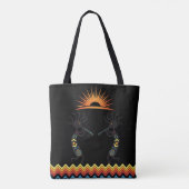 Reversible Native American Kokopelli Tote Bag トートバッグ (裏面)