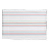 Reversible Nautical Sailboat Striped Pillowcases 枕カバー (裏面-左)