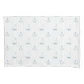 Reversible Nautical Sailboat Striped Pillowcases 枕カバー (正面左)