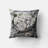 Reversible Pearl & Swirls Pillow   クッション (裏面)