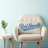 Reversible Reel Smooth Fisherman | Retro Fishing ランバークッション (椅子)