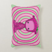 Reversible StrawberriMimi/AppleMimi アクセントクッション (正面(垂直))