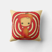 Reversible StrawberriMimi/AppleMimi クッション (裏面)