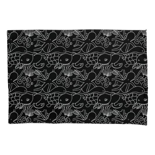 Revesibleを泳ぐ夜 枕カバー (正面)