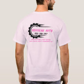 RevHead自動シャツ Tシャツ (裏面)